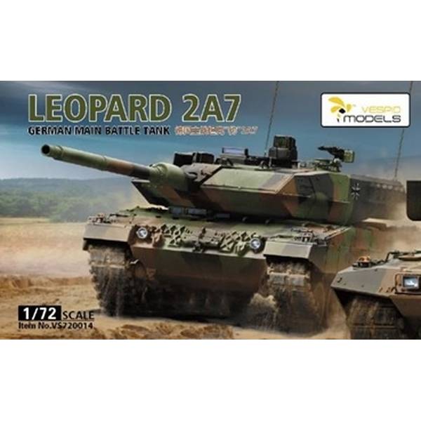 ヴェスピッドモデル 1/72 レオパルト2 A7 主力戦車 スケールモデル VPM720014