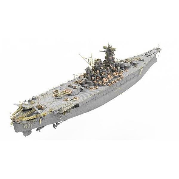 ベリーファイア 1/350 日本海軍 戦艦大和 天一号作戦時 (DX版) スケールモデル BELBV350902DX