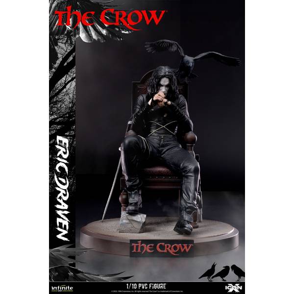 【12月予約】インフィニティスタチュー アイコンX 1/10 エリック・ドレイヴン PVC スタチュー 「クロウ 飛翔伝説」より フィギュア 4580714152029
