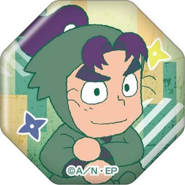 【5月予約】忍たま乱太郎 ガラスマグネット 潮江文次郎 キャラグッズ 4580721991529