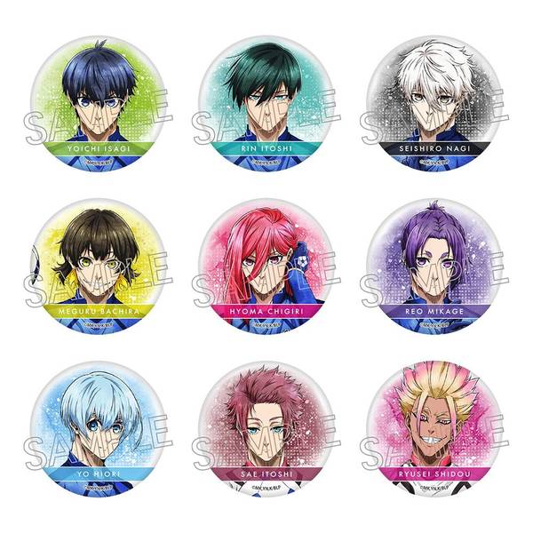 【6月予約】ブルーロック ウェットカラーシリーズVol.4 缶バッジ 9個入BOX キャラグッズ 4580722009254