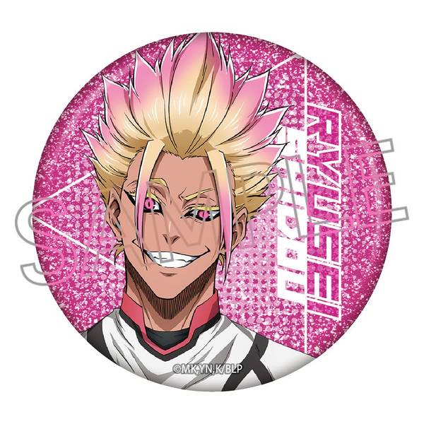【6月予約】ブルーロック キラキラ缶バッジ 士道 龍聖 キャラグッズ 4580722009520