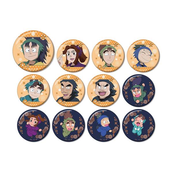 【6月予約】忍たま乱太郎 トレーディング缶バッジ 体育委員会ver. 12個入BOX キャラグッズ 4580759495259