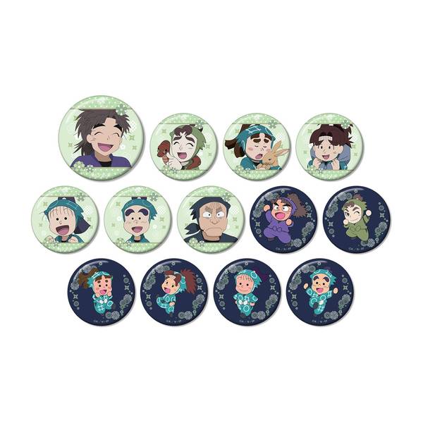 【6月予約】忍たま乱太郎 トレーディング缶バッジ 生物委員会ver. 13個入BOX キャラグッズ 4580759495273