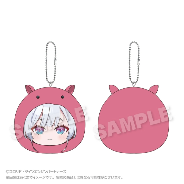 超かぐや姫！ まるめいつクッションキーホルダー 月見ヤチヨ