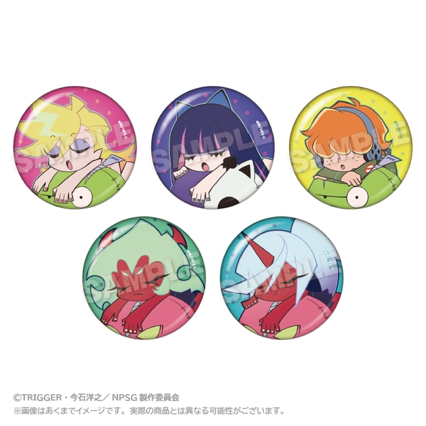New PANTY ＆ STOCKING with GARTERBELT トレーディングふわみん缶バッジ 5個入BOX