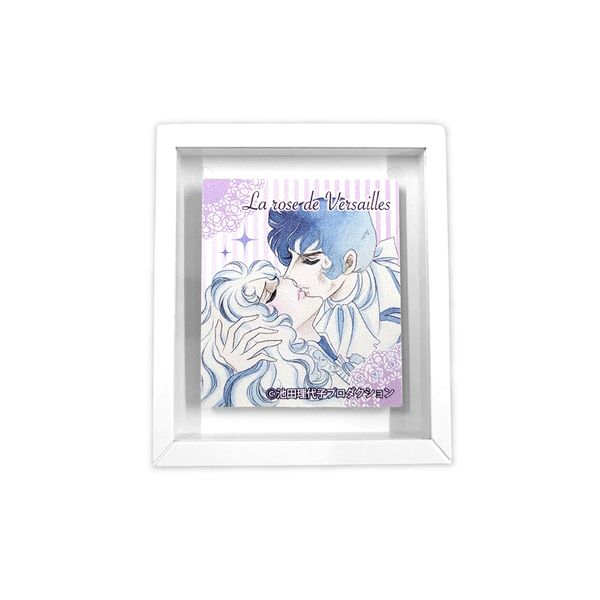 【4月予約】ベルサイユのばら フレームマグネット オスカル＆アンドレ／パープル キャラグッズ 4580807852683