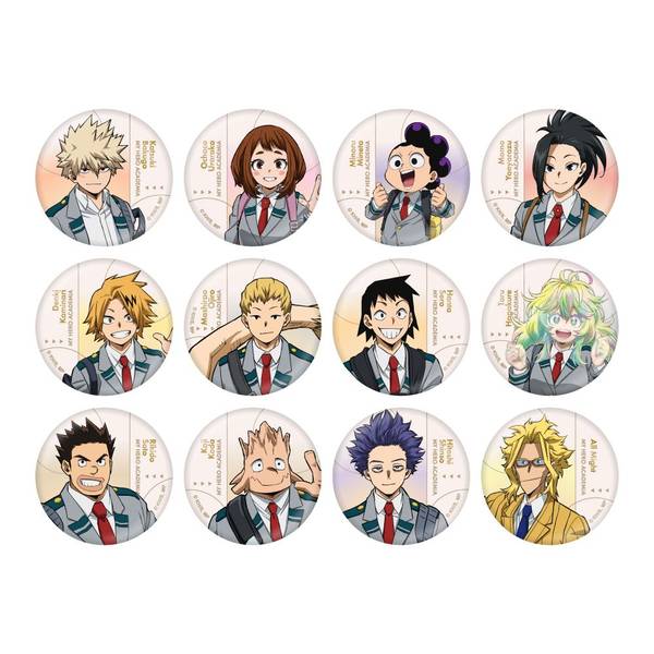 【4月予約】僕のヒーローアカデミア エピローグビジュアル トレーディング箔押し缶バッジ B [全12種] 12個入BOX キャラグッズ 4580869780603