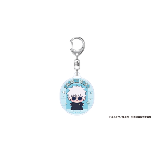 呪術廻戦 アニメ『呪術廻戦』5周年 懐玉・玉折 もっちび アクリルキーホルダー 五条 悟(懐玉・玉折)