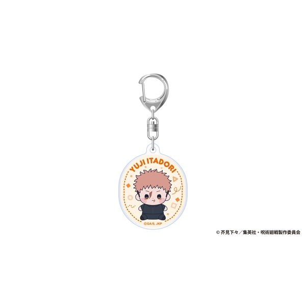 呪術廻戦 呪術廻戦 死滅回游 もっちび アクリルキーホルダー 虎杖悠仁