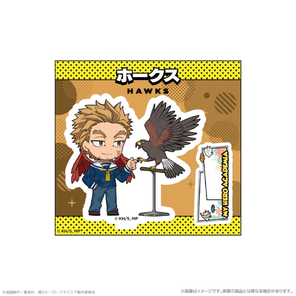 アニメ『僕のヒーローアカデミア』 ミニキャラアクリルスタンド_ホークス 海の生きものたちと一緒にPLUS ULTRA