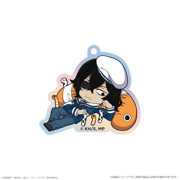 アニメ『僕のヒーローアカデミア』 オーロラアクリルキーホルダー_相澤消太 海の生きものたちと一緒にPLUS ULTRA
