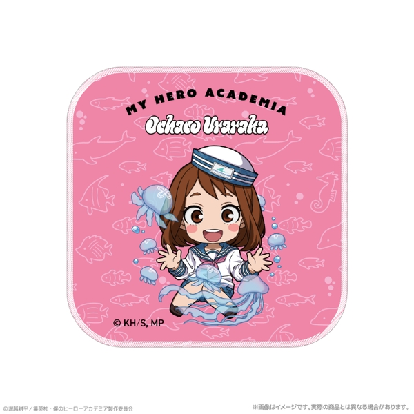 アニメ『僕のヒーローアカデミア』 ハンドタオル_麗日お茶子 海の生きものたちと一緒にPLUS ULTRA