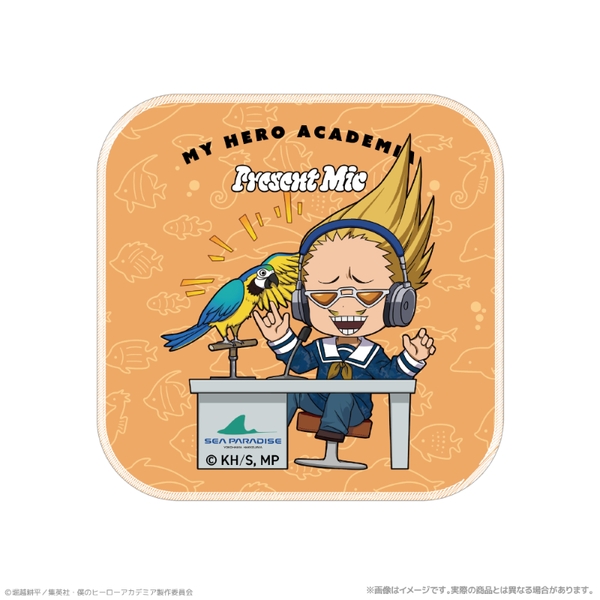 アニメ『僕のヒーローアカデミア』 ハンドタオル_プレゼント・マイク 海の生きものたちと一緒にPLUS ULTRA