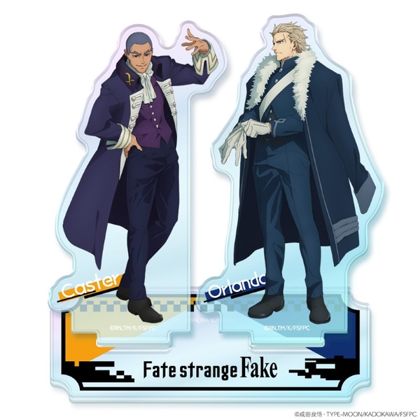 Fate/strange Fake オーロラアクリルニコスタンド オーランド・リーヴ＆キャスター