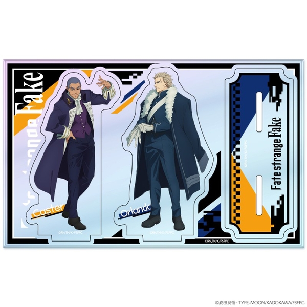 Fate/strange Fake オーロラアクリルニコスタンド オーランド・リーヴ＆キャスター