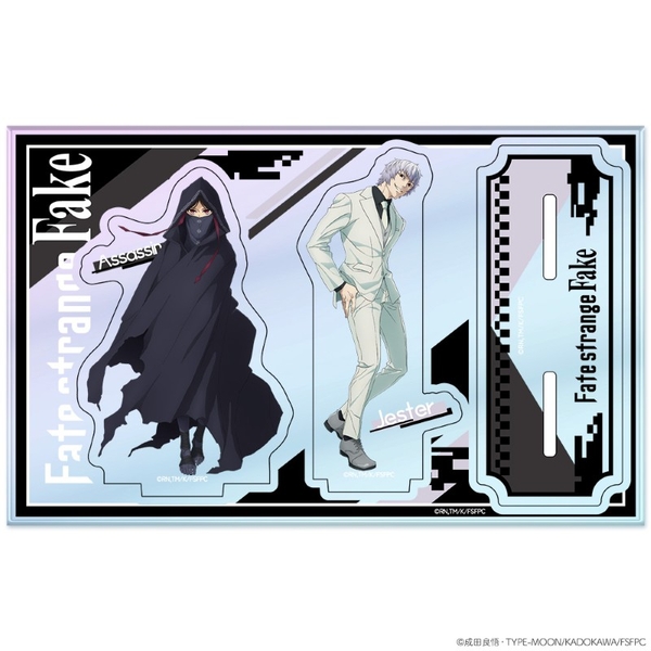 Fate/strange Fake オーロラアクリルニコスタンド ジェスター・カルトゥーレ＆アサシン