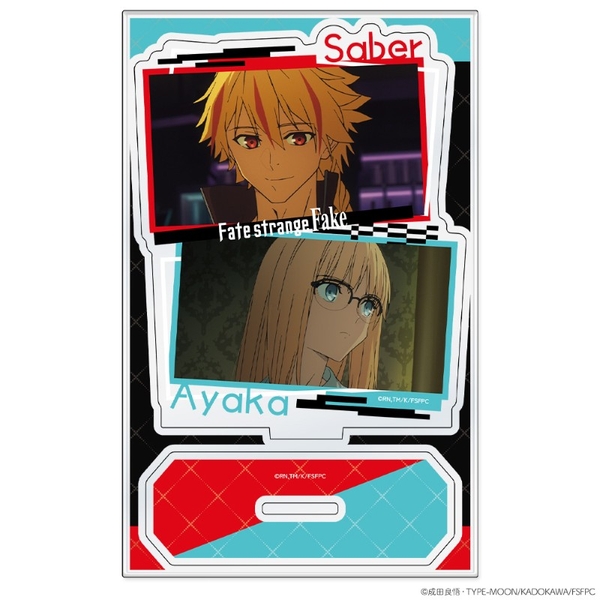 Fate/strange Fake アクリルキャラスタンド アヤカ・サジョウ＆セイバー