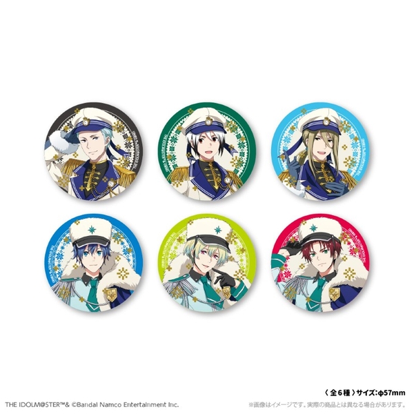 アイドルマスター SideM 描き下ろし箔押し缶バッジ WPFver. 6個入BOX