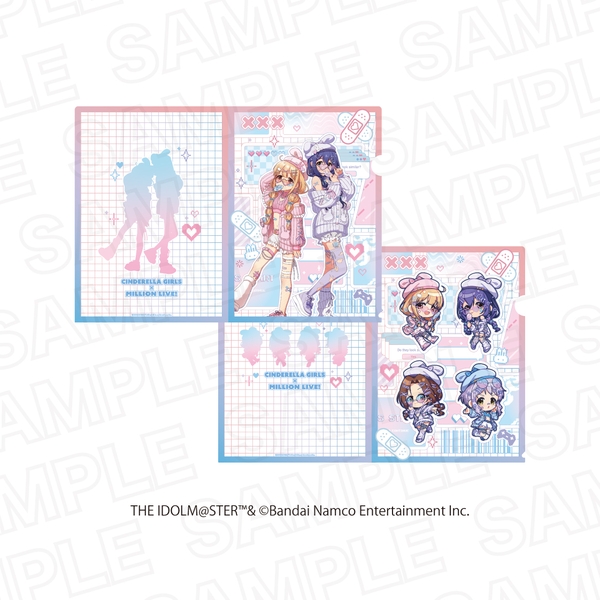 アイドルマスター シンデレラガールズ×アイドルマスター ミリオンライブ！ クリアファイルセット B