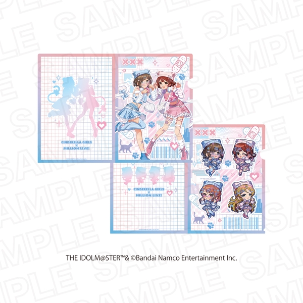 アイドルマスター シンデレラガールズ×アイドルマスター ミリオンライブ！ クリアファイルセット C