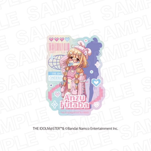 アイドルマスター シンデレラガールズ×アイドルマスター ミリオンライブ！ オーロラステッカー 双葉 杏