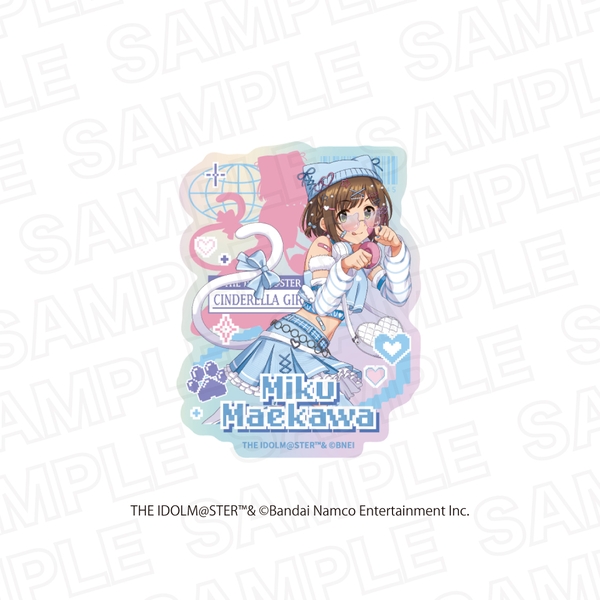 アイドルマスター シンデレラガールズ×アイドルマスター ミリオンライブ！ オーロラステッカー 前川 みく