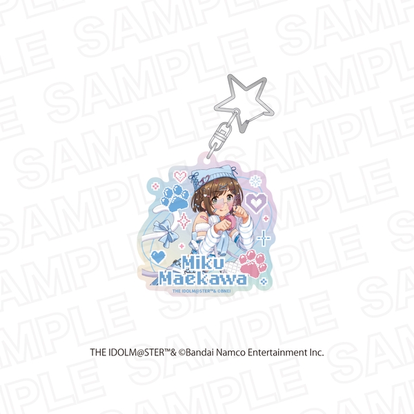 アイドルマスター シンデレラガールズ×アイドルマスター ミリオンライブ！ オーロラアクリルキーホルダー 前川 みく
