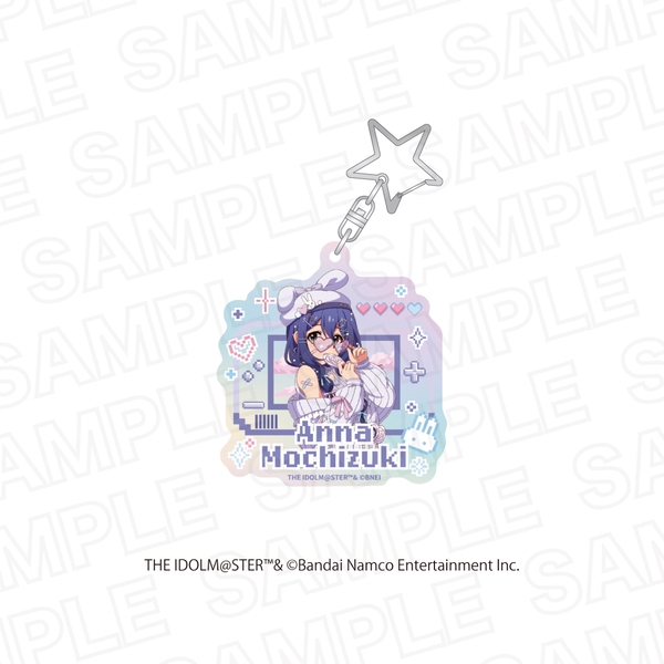 アイドルマスター シンデレラガールズ×アイドルマスター ミリオンライブ！ オーロラアクリルキーホルダー 望月 杏奈