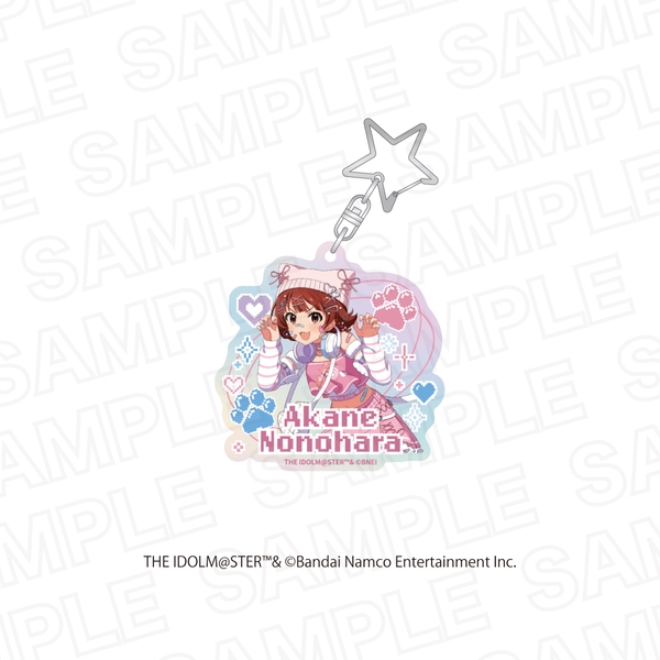 アイドルマスター シンデレラガールズ×アイドルマスター ミリオンライブ！ オーロラアクリルキーホルダー 野々原 茜