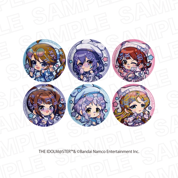アイドルマスター シンデレラガールズ×アイドルマスター ミリオンライブ！ トレーディングミニキャラ缶バッジ ミリオンライブ！