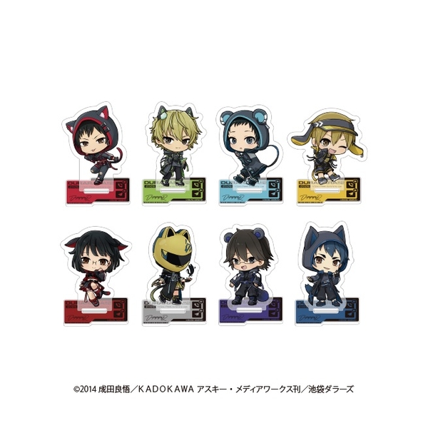 デュラララ!!×2 ランダム ミニキャラアクリルスタンド アニマルサイバーver 8個入BOX