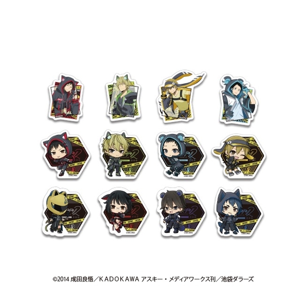 デュラララ!!×2 ランダム ステッカー アニマルサイバーver. 12個入BOX