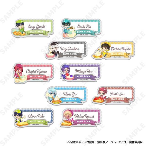 【7月予約】ブルーロック トレーディングアクリルバッジ[Bon app?tit］ @\700×10 単品JAN:4582507708062 キャラグッズ 4582507708055