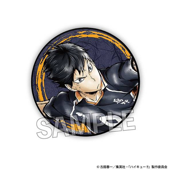 【4月予約】ハイキュー!! 激闘!! ギラギラ缶バッジ 影山飛雄 キャラグッズ 4582666849040