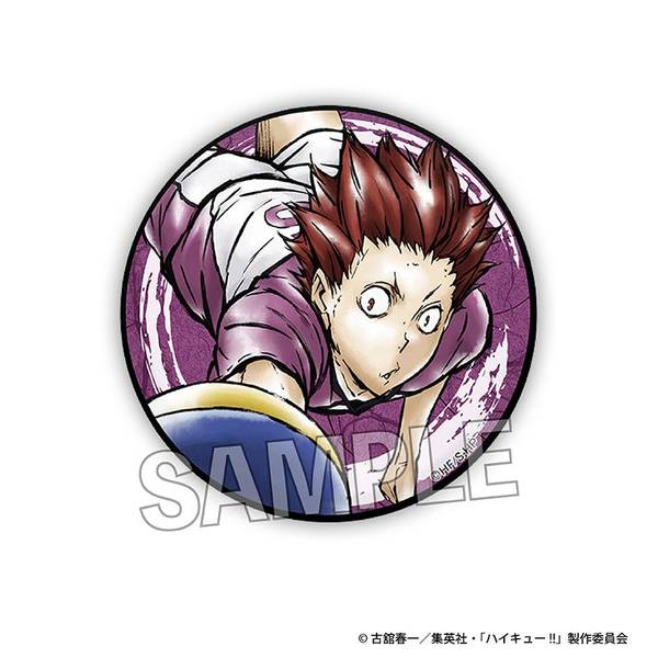 【4月予約】ハイキュー!! 激闘!! ギラギラ缶バッジ 天童 覚 キャラグッズ 4582666849101