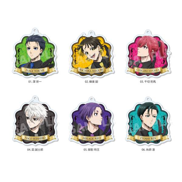【10月予約】ブルーロック ブラックスワン アクリルキーホルダー /01 全6種 6個入BOX キャラグッズ 4582689104003