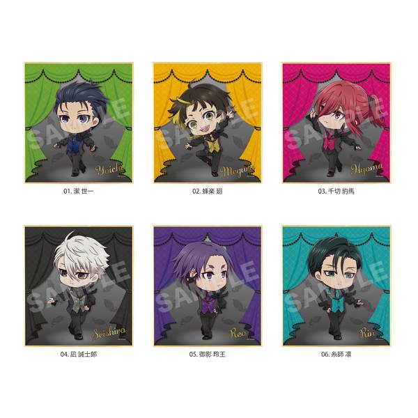 【10月予約】ブルーロック ブラックスワン ミニ色紙 /01 BOXB(全6種) 6個入BOX キャラグッズ 4582689104379