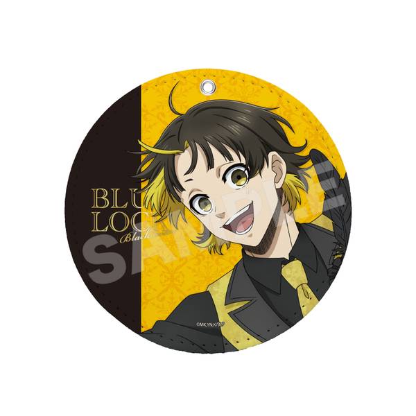 【10月予約】ブルーロック ブラックスワン レザーコースターキーホルダー /02 蜂楽 廻 キャラグッズ 4582689104393