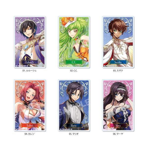 【5月予約】コードギアス 反逆のルルーシュ ロストストーリーズ アクリルカード /02 第2弾(全6種) 6個入BOX キャラグッズ 4582689104720