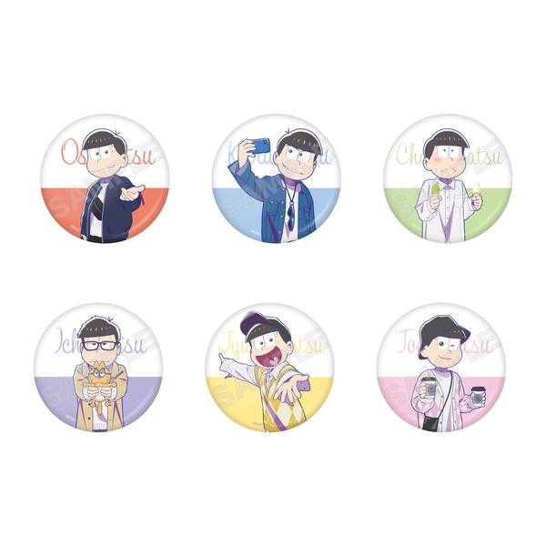 おそ松さん デート風ver. 缶バッジ /01 全12種 12個入BOX