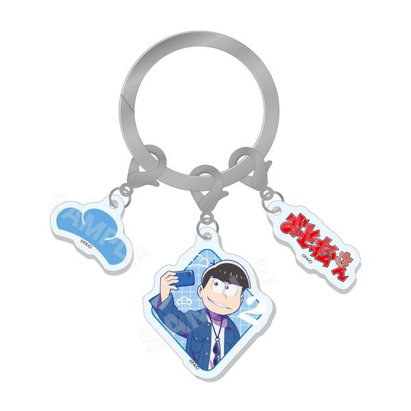 【8月予約】おそ松さん デート風ver. 3連チャーム /02 カラ松 キャラグッズ 4582689105871