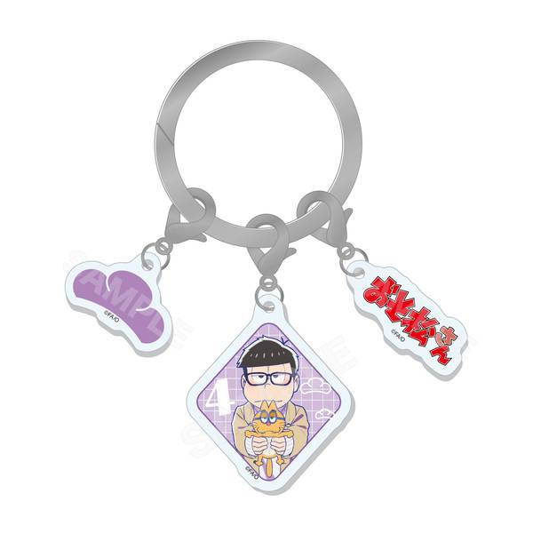 【8月予約】おそ松さん デート風ver. 3連チャーム /04 一松 キャラグッズ 4582689105895