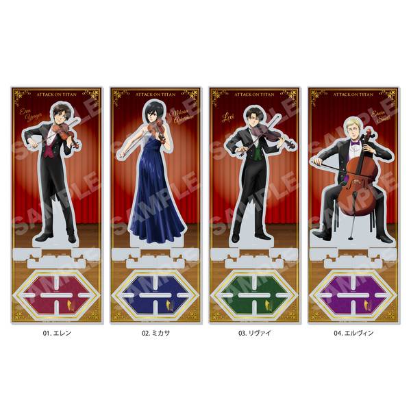 進撃の巨人 四重奏ver. アクリルスタンド L エルヴィン、リヴァイ 進撃の巨人 四重奏ver. アクリルスタンド(L) /04 エルヴィン