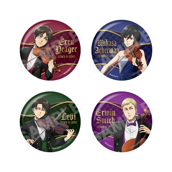進撃の巨人　特製缶バッチ　特製クリアカバー　21巻25巻26巻27巻30巻31巻 進撃の巨人 | きゃにめ
