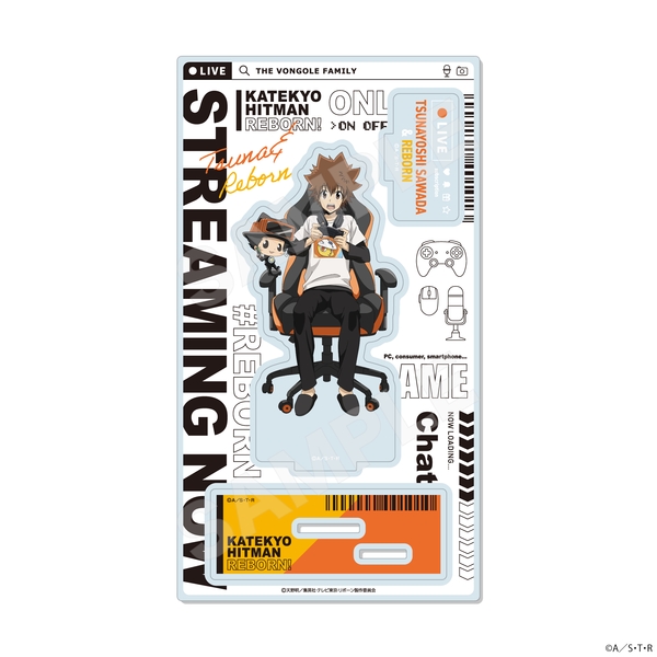家庭教師ヒットマンREBORN! ゲーム配信者風ver. ジオラマアクリル /01 沢田綱吉＆リボーン