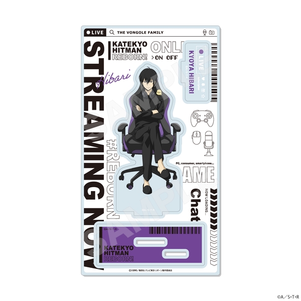 家庭教師ヒットマンREBORN! ゲーム配信者風ver. ジオラマアクリル /04 雲雀恭弥