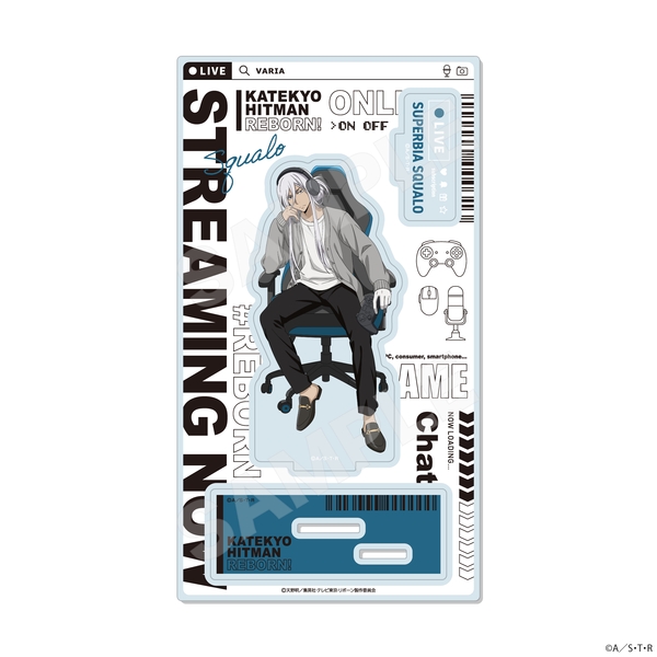 家庭教師ヒットマンREBORN! ゲーム配信者風ver. ジオラマアクリル /07 スペルビ・スクアーロ