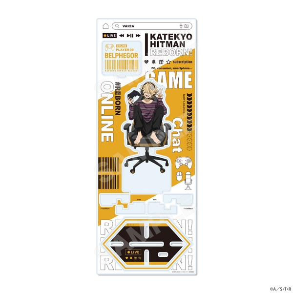 家庭教師ヒットマンREBORN! ゲーム配信者風ver. アクリルスタンド(L) /08 ベルフェゴール