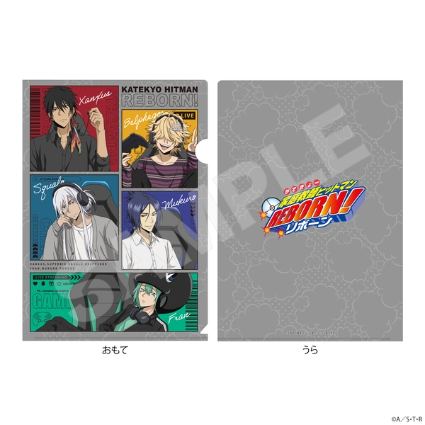家庭教師ヒットマンREBORN! ゲーム配信者風ver. クリアファイル /02 B